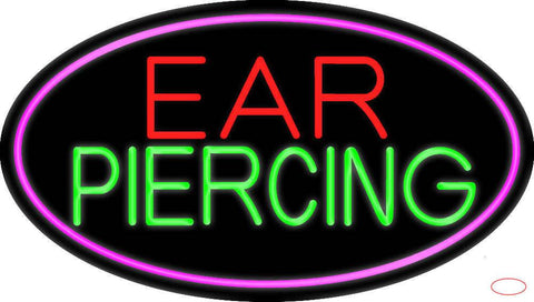 Ear Piercing Real Neon Glass Tube Neon Sign