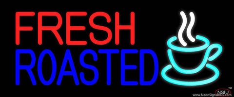 Fresh Roasted Coffee Real Neon Glass Tube Neon Sign