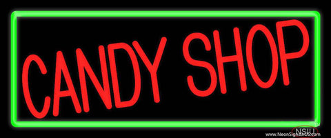 Red Candy Shop Real Neon Glass Tube Neon Sign