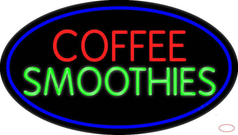 Red Coffee Smoothies Real Neon Glass Tube Neon Sign 
