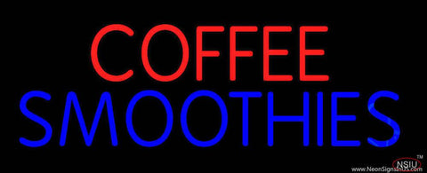 Red Coffee Smoothies Real Neon Glass Tube Neon Sign 
