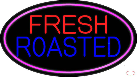 Red Fresh Roasted Coffee Cup Real Neon Glass Tube Neon Sign 