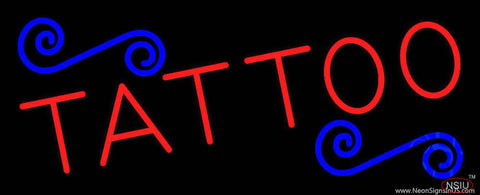 Red Tattoo Real Neon Glass Tube Neon Sign 