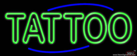 Round Tattoo Real Neon Glass Tube Neon Sign 