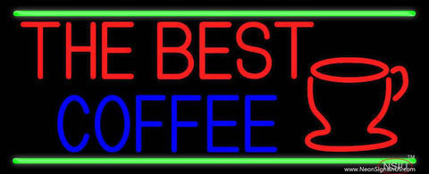 The Best Coffee Real Neon Glass Tube Neon Sign 