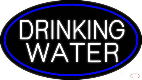 White Drinking Water Real Neon Glass Tube Neon Sign