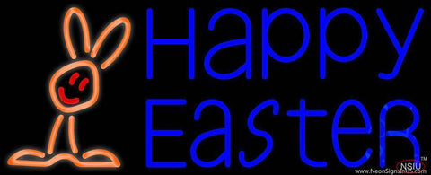 Happy Easter With Egg  Real Neon Glass Tube Neon Sign