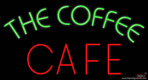 The Coffee Cafe Real Neon Glass Tube Neon Sign 