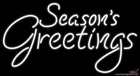 Seasons Greetings Real Neon Glass Tube Neon Sign 