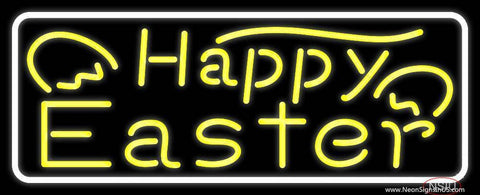 Happy Easter  Real Neon Glass Tube Neon Sign