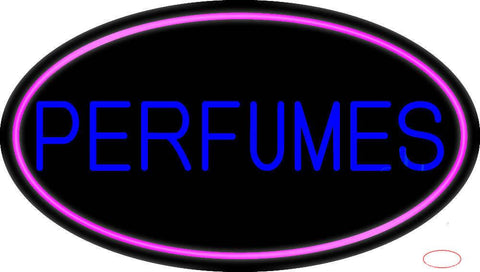 Blue Perfumes Real Neon Glass Tube Neon Sign