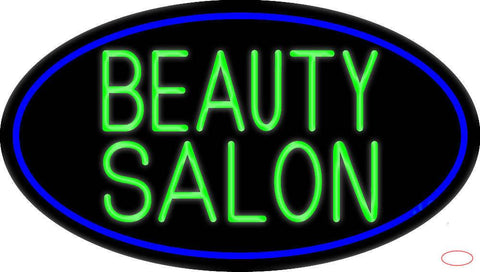 Green Beauty Salon Real Neon Glass Tube Neon Sign