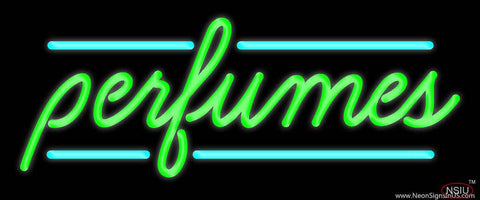 Green Perfumes Real Neon Glass Tube Neon Sign