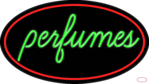 Green Perfumes Real Neon Glass Tube Neon Sign