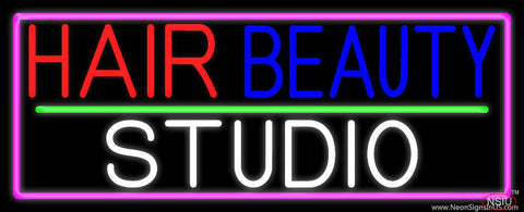 Hair Beauty Studio Real Neon Glass Tube Neon Sign