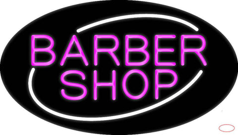 Pink Barber Shop Real Neon Glass Tube Neon Sign 