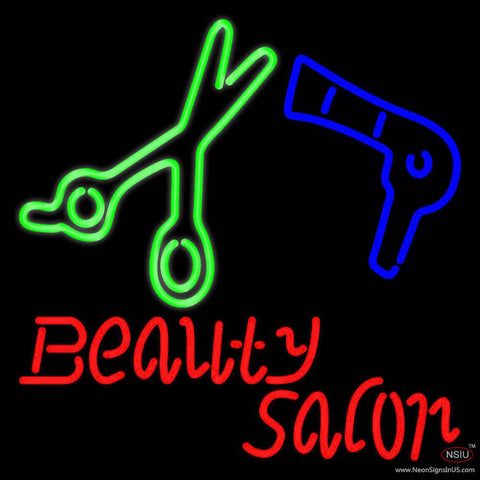 Beauty Salon Logo Real Neon Glass Tube Neon Sign 