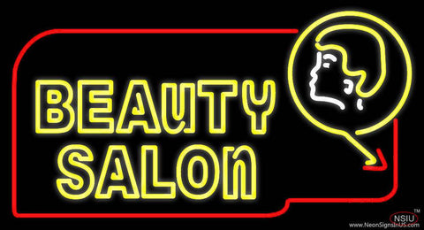 Double Stroke Beauty Salon Real Neon Glass Tube Neon Sign