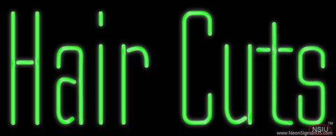 Green Hair Cuts Real Neon Glass Tube Neon Sign