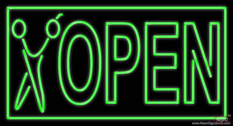 Salon Open Real Neon Glass Tube Neon Sign