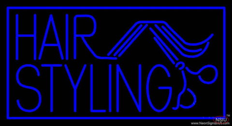 Hair Styling Real Neon Glass Tube Neon Sign 