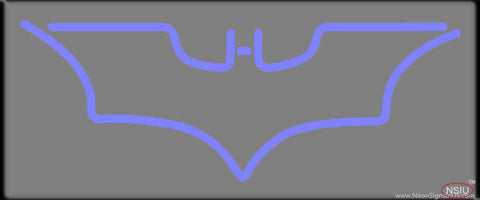 Batman Logo Real Neon Glass Tube Neon Sign