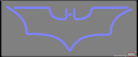 Batman Logo Real Neon Glass Tube Neon Sign 