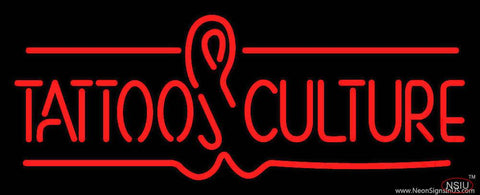 Tattoo Culture Real Neon Glass Tube Neon Sign