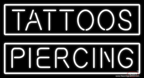 Tattoos Piercing Real Neon Glass Tube Neon Sign 