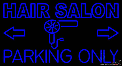 Hair Salon Parking Only Real Neon Glass Tube Neon Sign 