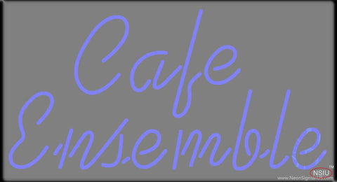 Cafe Ensemble Real Neon Glass Tube Neon Sign 