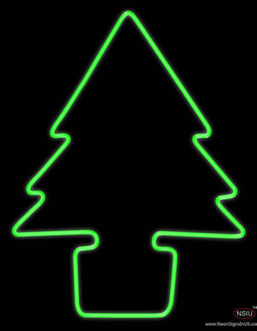 Christmas Tree Real Neon Glass Tube Neon Sign