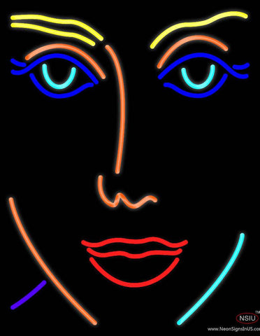 Girl Face Real Neon Glass Tube Neon Sign