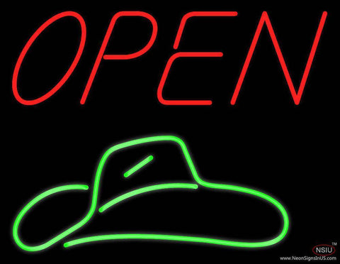 Red Open Real Neon Glass Tube Neon Sign 