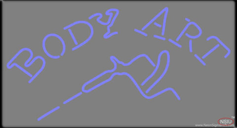 Body Art Real Neon Glass Tube Neon Sign 