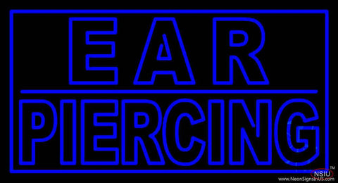 Ear Piercing Real Neon Glass Tube Neon Sign