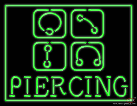 Piercing Real Neon Glass Tube Neon Sign