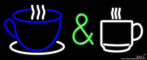 Coffee Cup Real Neon Glass Tube Neon Sign