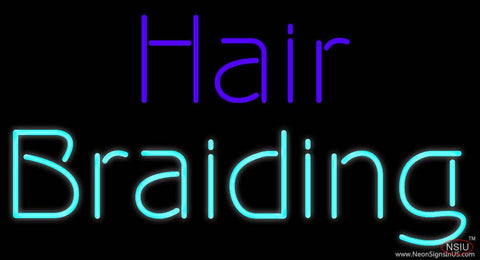 Hair Braidins Real Neon Glass Tube Neon Sign