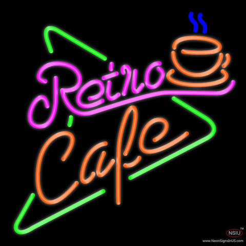 Retro Cafe Real Neon Glass Tube Neon Sign 