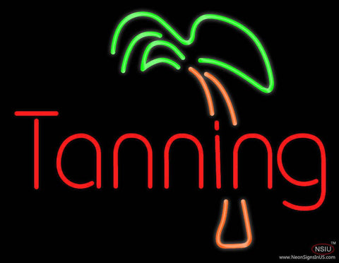 Tanning Real Neon Glass Tube Neon Sign