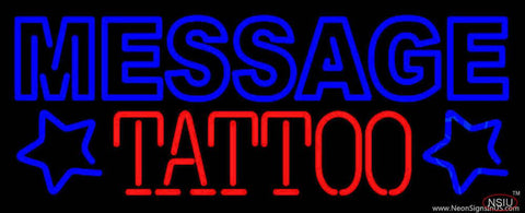 Custom Tattoo Design Real Neon Glass Tube Neon Sign 