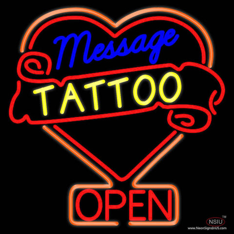 Custom Tattoo Real Neon Glass Tube Neon Sign