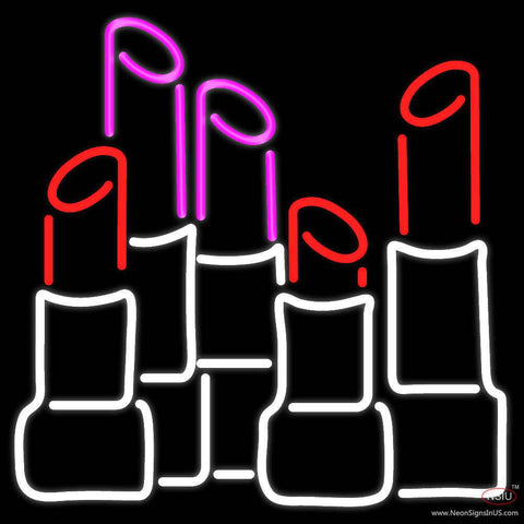 Lipstick Real Neon Glass Tube Neon Sign