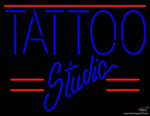 Tattoo Studio Real Neon Glass Tube Neon Sign 