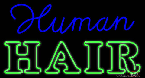 Human Hair Real Neon Glass Tube Neon Sign 