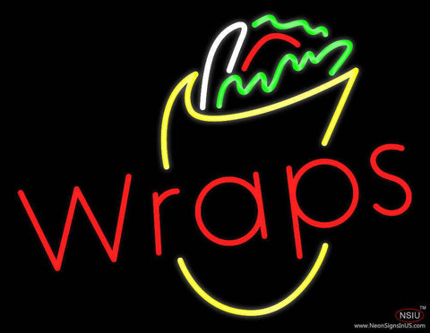 Wraps With Logo Real Neon Glass Tube Neon Sign 