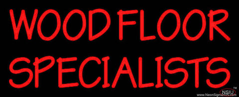 Wood Floor Specialist  Real Neon Glass Tube Neon Sign