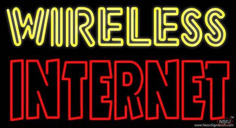 Wireless Internet Real Neon Glass Tube Neon Sign