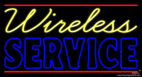 Wireless Service Real Neon Glass Tube Neon Sign